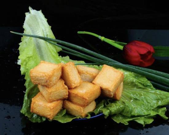 15. Special Fried Tofu Stuffed with Fish Paste (6PCS)炸鱼豆腐